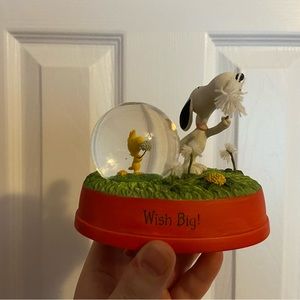 Snoopy Figurine and Snow-globe